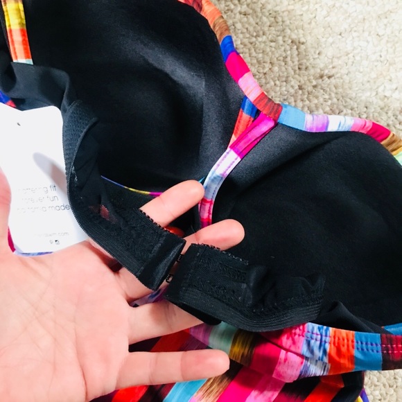 Athena Swim Versatile Striped Swimsuit SZ MD - Picture 8 of 8